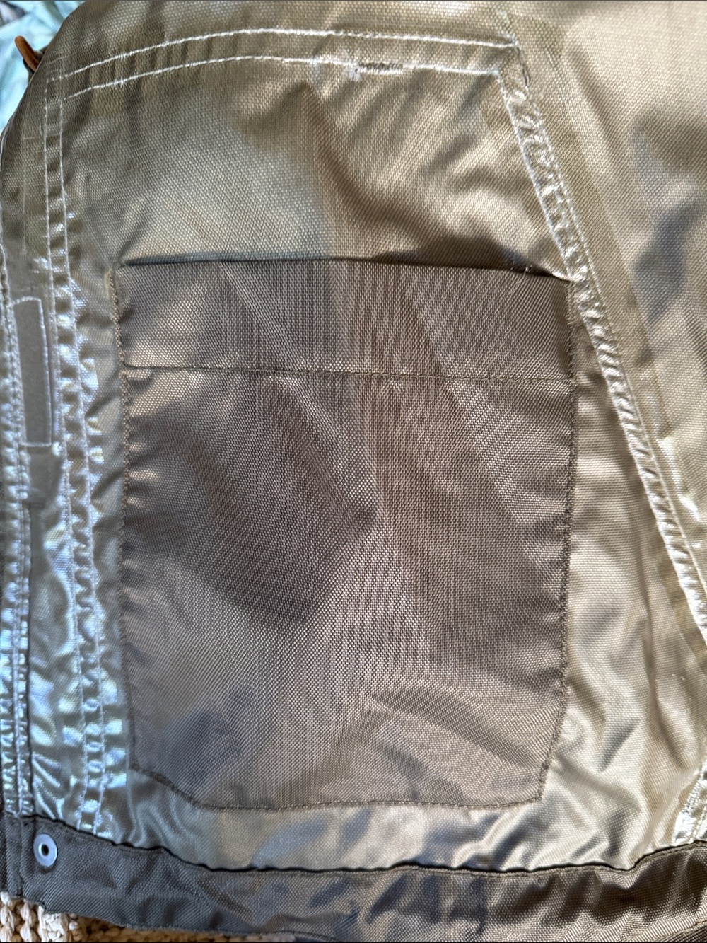Carhartt Men's Dark Olive Hooded Storm Defender Jacket Medium - Picture 8 of 8